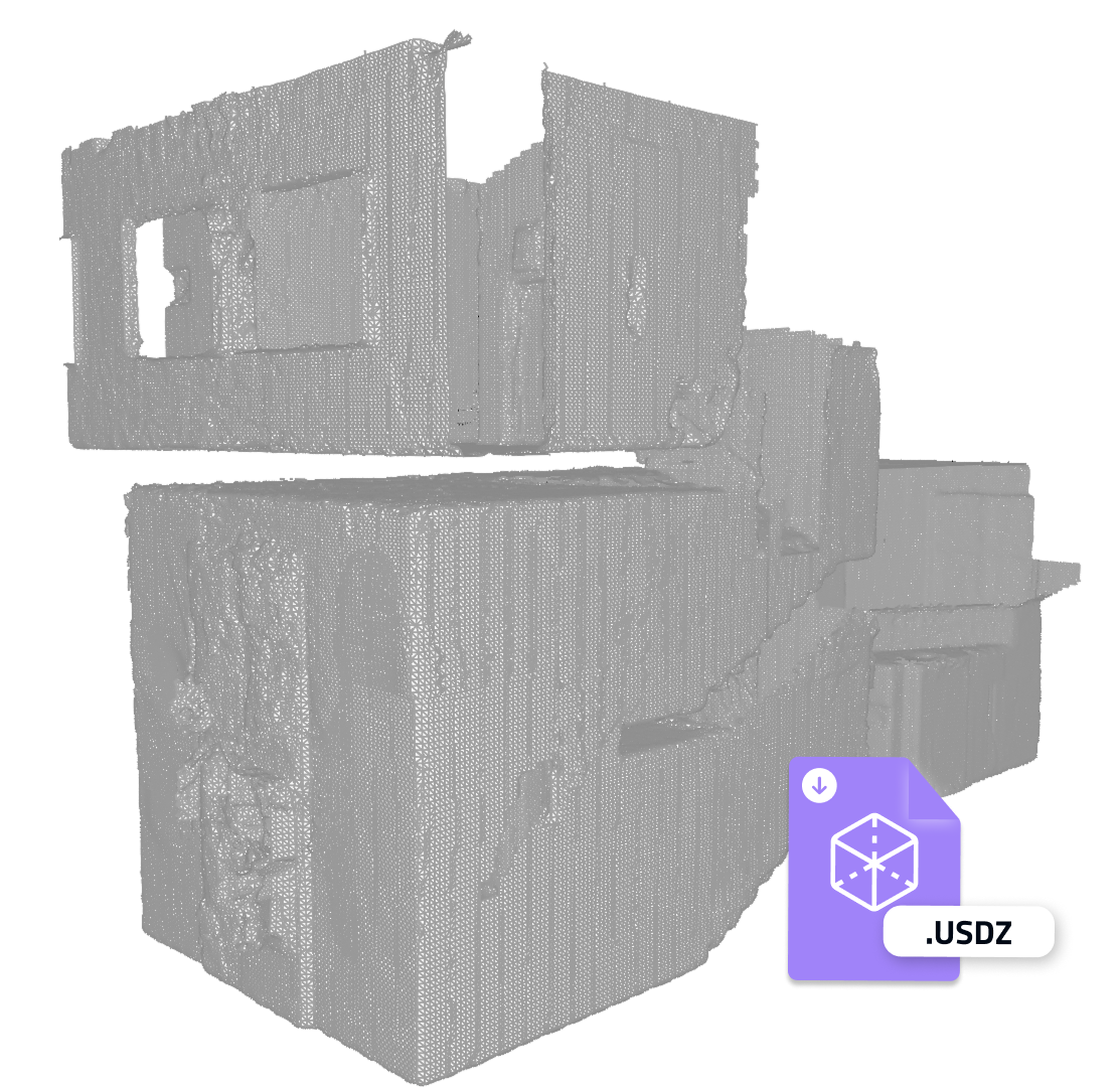 Export your 3D model in USDZ format